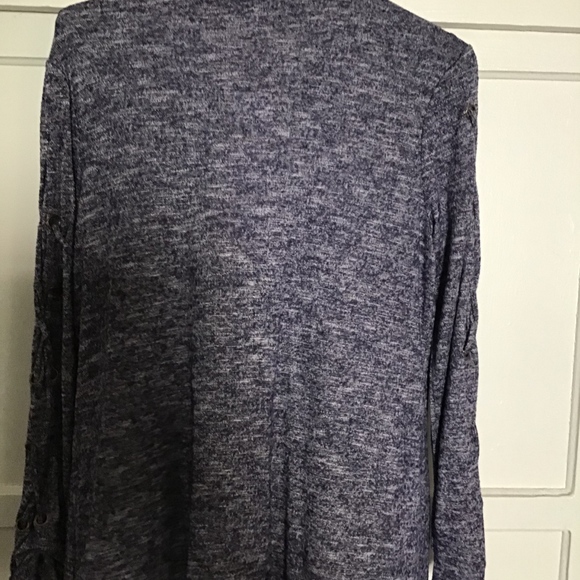 Self E Womens Lace-Up Cardigan Sweater - Picture 3 of 5